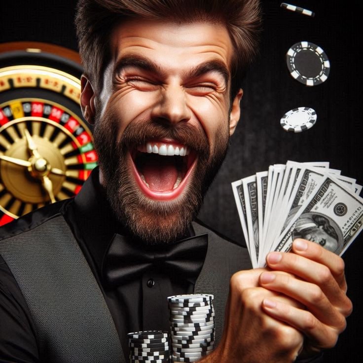 Ilustrasi kemenangan besar di perjudian online tamubet